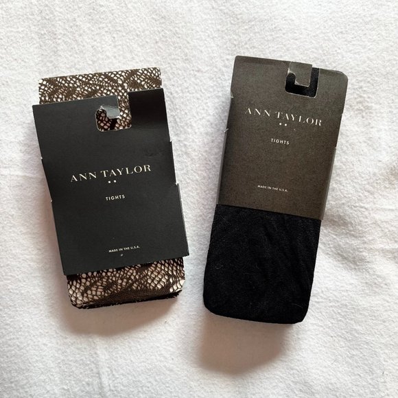 Ann Taylor Accessories - *NWT* Two (2) Pair AnnTaylor Tights Size L